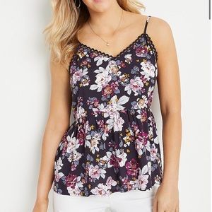 Maurice’s Floral Peplum Tank Top